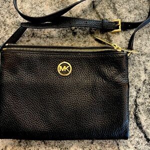 Michael Kors, small, black Crossbody organizer